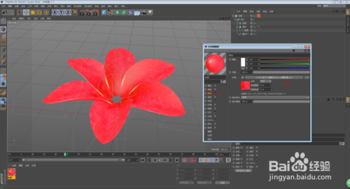 C4D怎么制作花朵開放的動畫效果