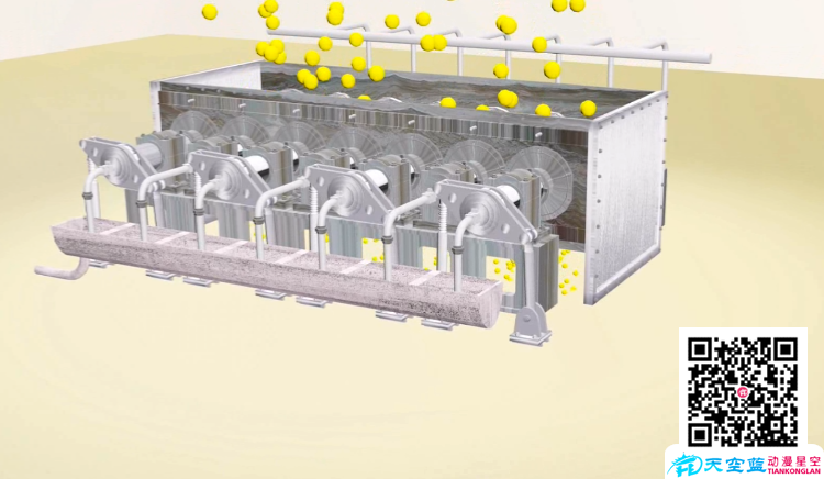 武漢祥一赤輥卸料器（單動）3D工業(yè)仿真機(jī)械動畫制作.png