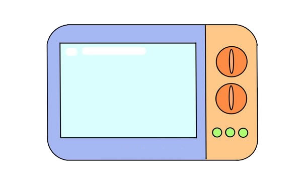 微波爐簡(jiǎn)筆畫(huà)
