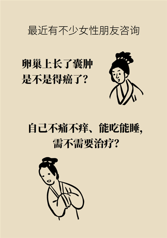 卵巢囊腫科普動(dòng)漫：卵巢囊腫是腫瘤嗎？要學(xué)會(huì)這樣區(qū)分