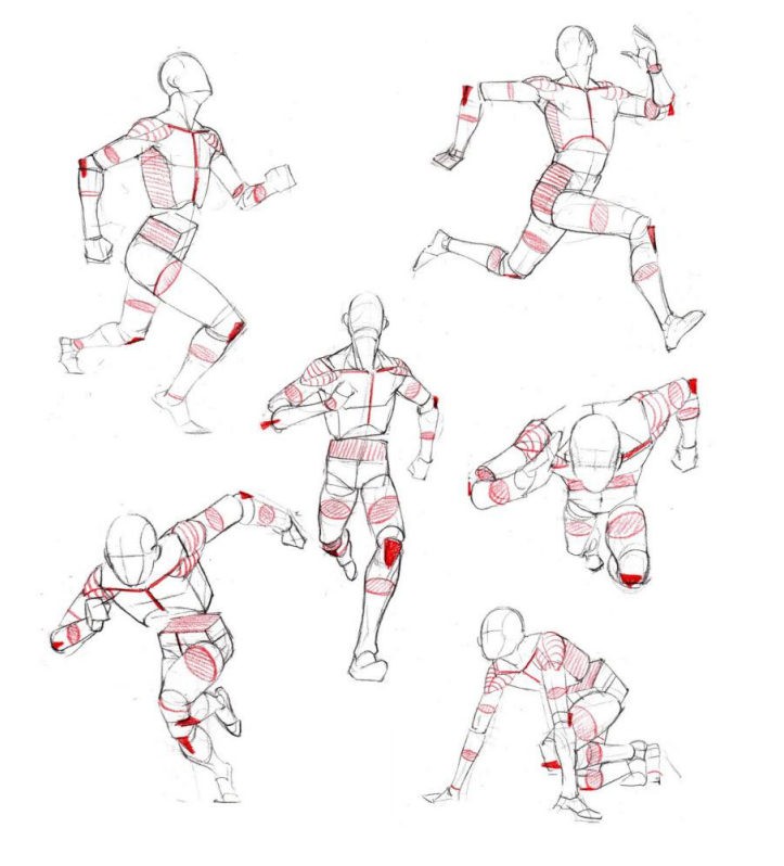 「動漫設計」人體繪畫進階 part 03 常規(guī)運動姿態(tài)