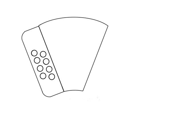 手風琴簡筆畫彩色 手風琴簡筆畫畫法步驟圖解教程