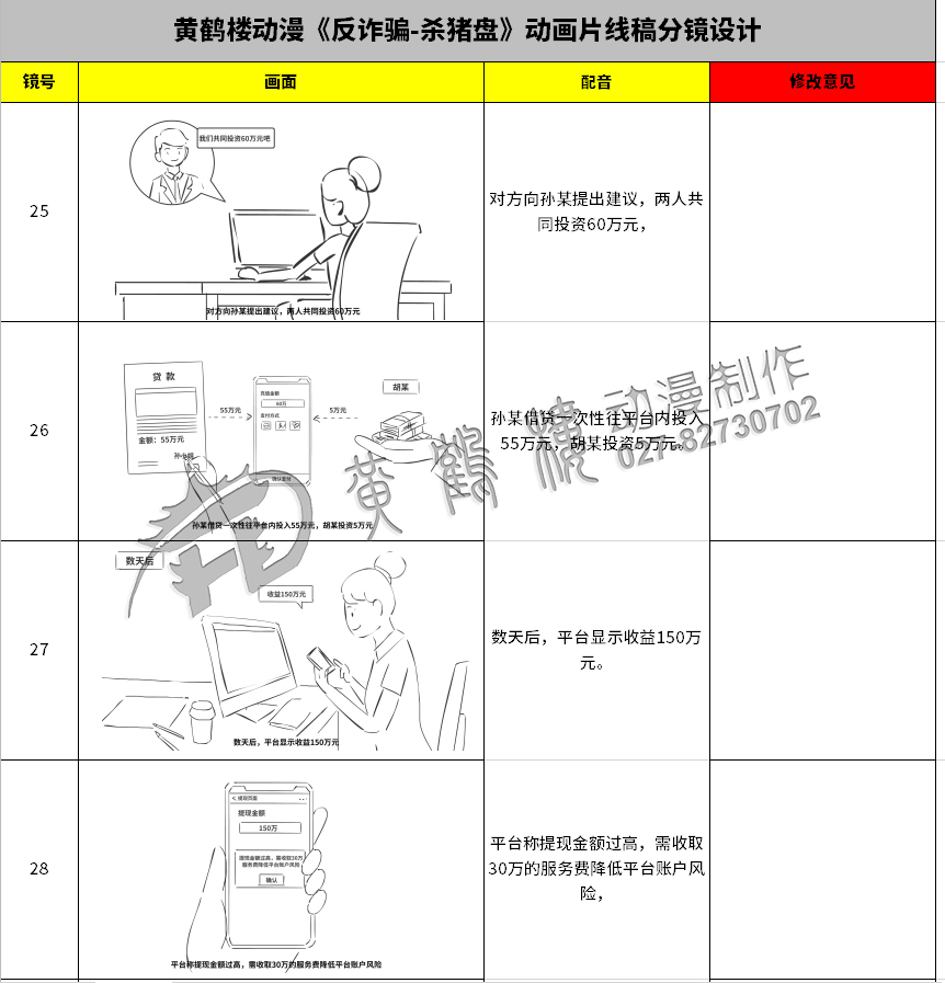 黃鶴樓動(dòng)漫《反詐騙-殺豬盤》動(dòng)畫片線稿分鏡設(shè)計(jì)25-28.jpg