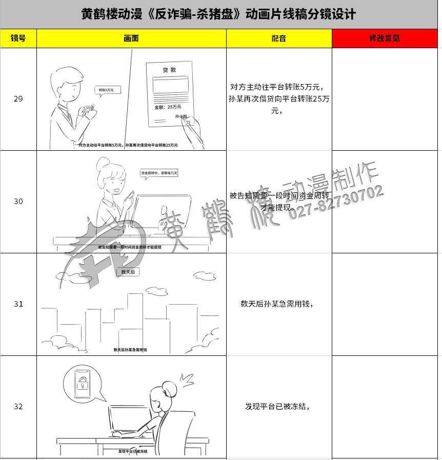 黃鶴樓動(dòng)漫《反詐騙-殺豬盤》動(dòng)畫片線稿分鏡設(shè)計(jì)29-32.jpg