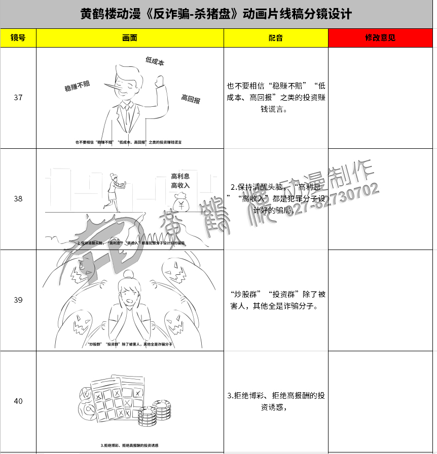 黃鶴樓動(dòng)漫《反詐騙-殺豬盤》動(dòng)畫片線稿分鏡設(shè)計(jì)37-40.jpg